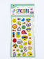 Stickers 3D décoratifs - Planche en relief modèles assortis