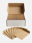 Boîte de 500 pièces d'enveloppes papier kraft 90g idéales pour la papeterie de bureau.