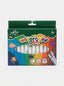 Feutres Jumbo 12 pièces Écolo Kids - Pointe 4mm