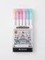Stylos feutres double pointe motifs Mobee "Curve" Set de 6
