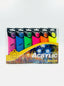 Set Peinture acrylique fluo Keep Smiling 6 pièces 75ml | Qualité Artiste