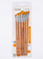 Pinceau biseauté manche long - Set de 7 Pinceaux Plats (Brush Selection)