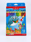 Crayons de Couleur Jumbo Yalong To Go – 12 Pièces | Fournitures Scolaires