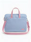 Cartable Porte-PC Premium – Sacoche Ordinateur Bleu Ciel, Bleu & Beige
