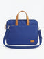 Cartable Porte-PC Premium – Sacoche Ordinateur Bleu Ciel, Bleu & Beige