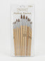Pinceaux ronds 12 pcs peinture – Set complet pour artistes et débutants