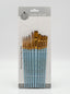 Kit 10 Pinceaux Plats et Ronds Keep Smiling - Qualité Artiste
