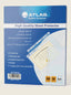 Pochettes perforées blanches (100 PCS ) A4- Qualité Supérieure 50Micron et 100Pcs/Pack