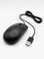 Souris filaire Dell MS116 noire, design épuré pour setup professionnel.