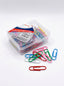 Trombones plastifiés 80pcs Multicolores - Organisation Dossiers