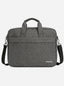 Cartable Porte PC Premium – 3 Poches de Rangement En Gris Et Noir Yalong To Go