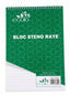 Bloc Steno A4 Spiralé 120 Pages 80g – Cahier à Spirales Rayé Qualité Premium