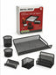 Pack 6 Accessoires de Rangement Bureau Métallique TOPKALL