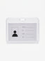 Badge Professionnel en Plastique 54*85mm-TOPKALL