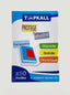 Protège adhésif transparent TOPKALL - 10 feuilles 36x50cm pour Livres