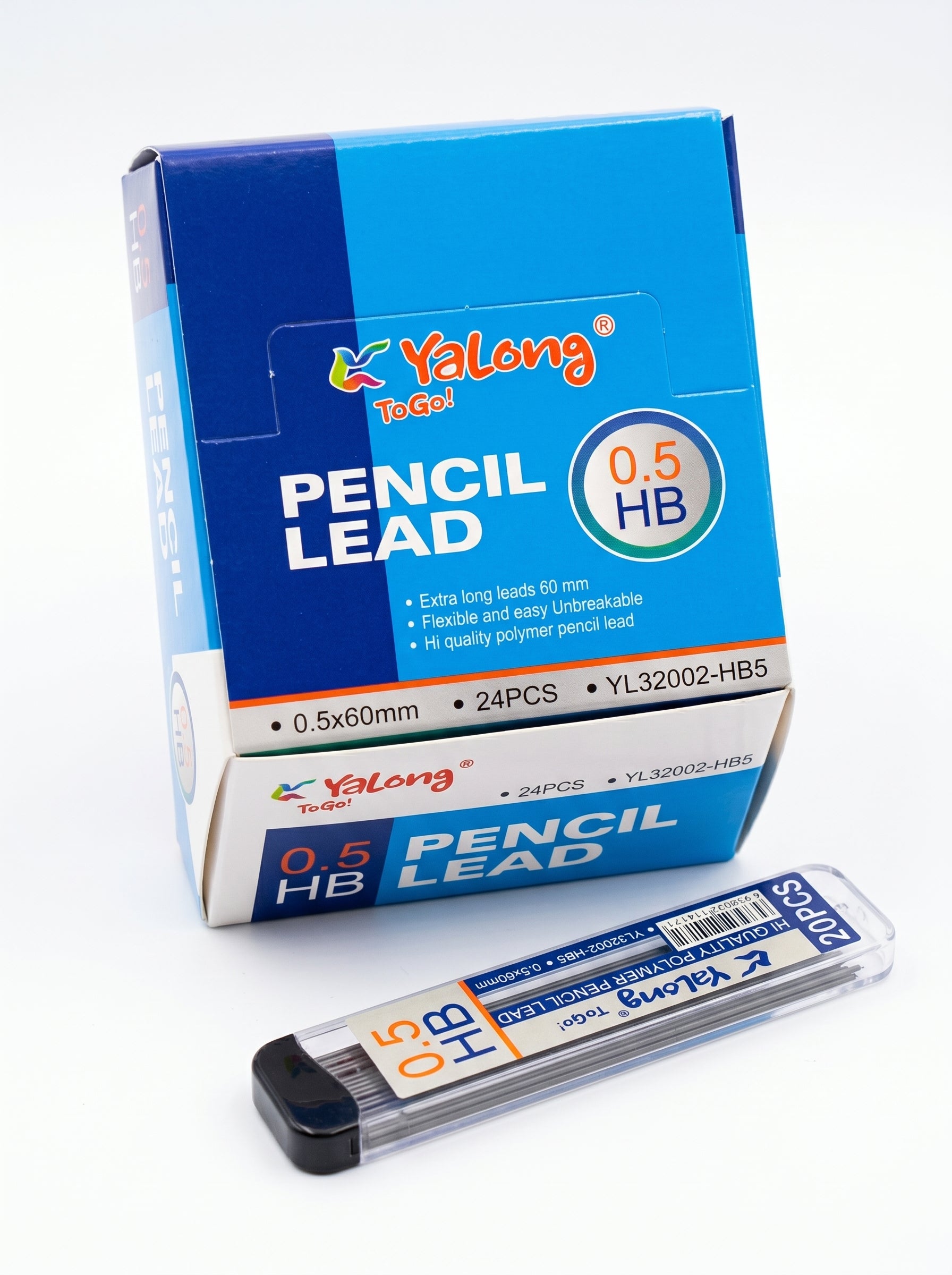 Mines 0.5 mm Yalong To Go | Recharges Graphite pour Porte-Mine