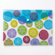 Pochette Porte-Documents A4 – Classeur Plastique avec Bouton Pression