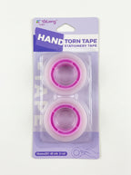 Scotch couleur 1.8 cm | Set de 2 Rubans Adhésifs Scolaires (20 Yards)