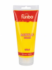 Peinture acrylique Funbo 200ml - Couleurs vives pour artistes