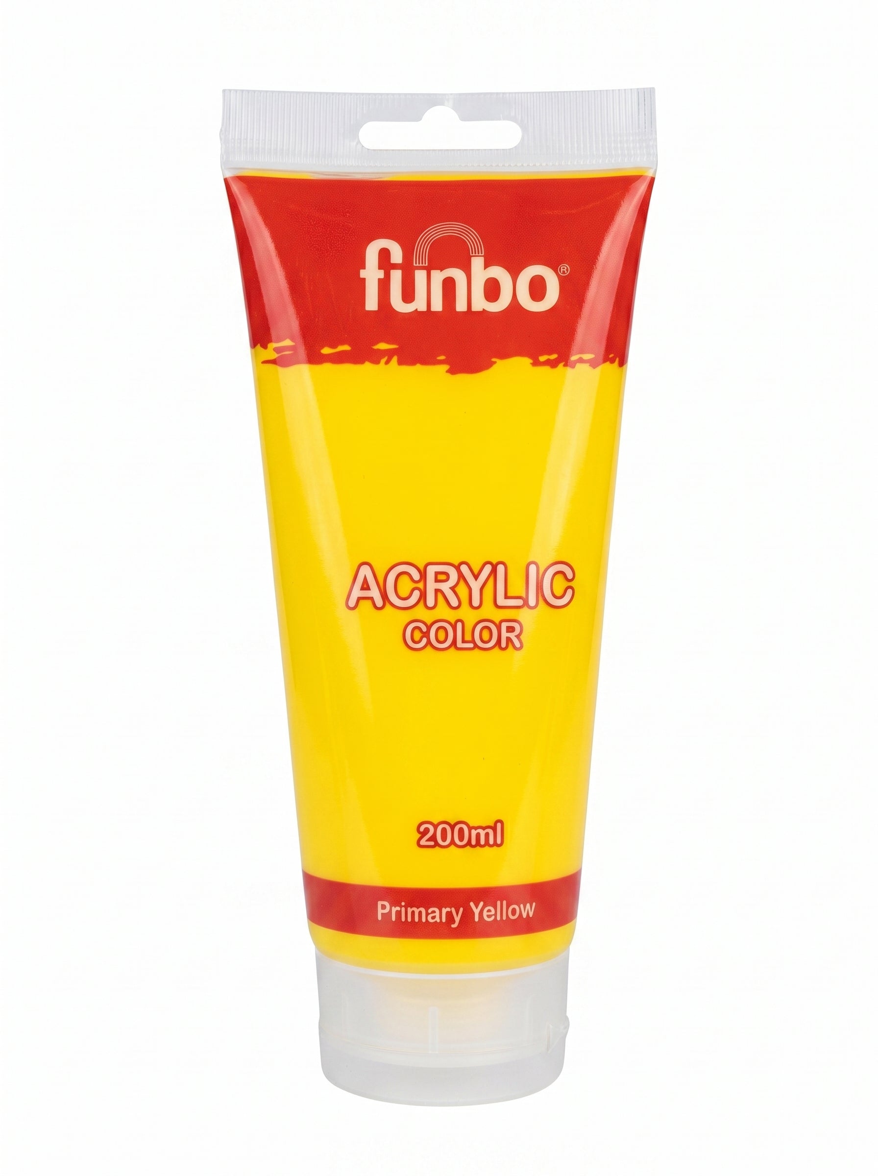 Peinture acrylique Funbo 200ml - Couleurs vives pour artistes