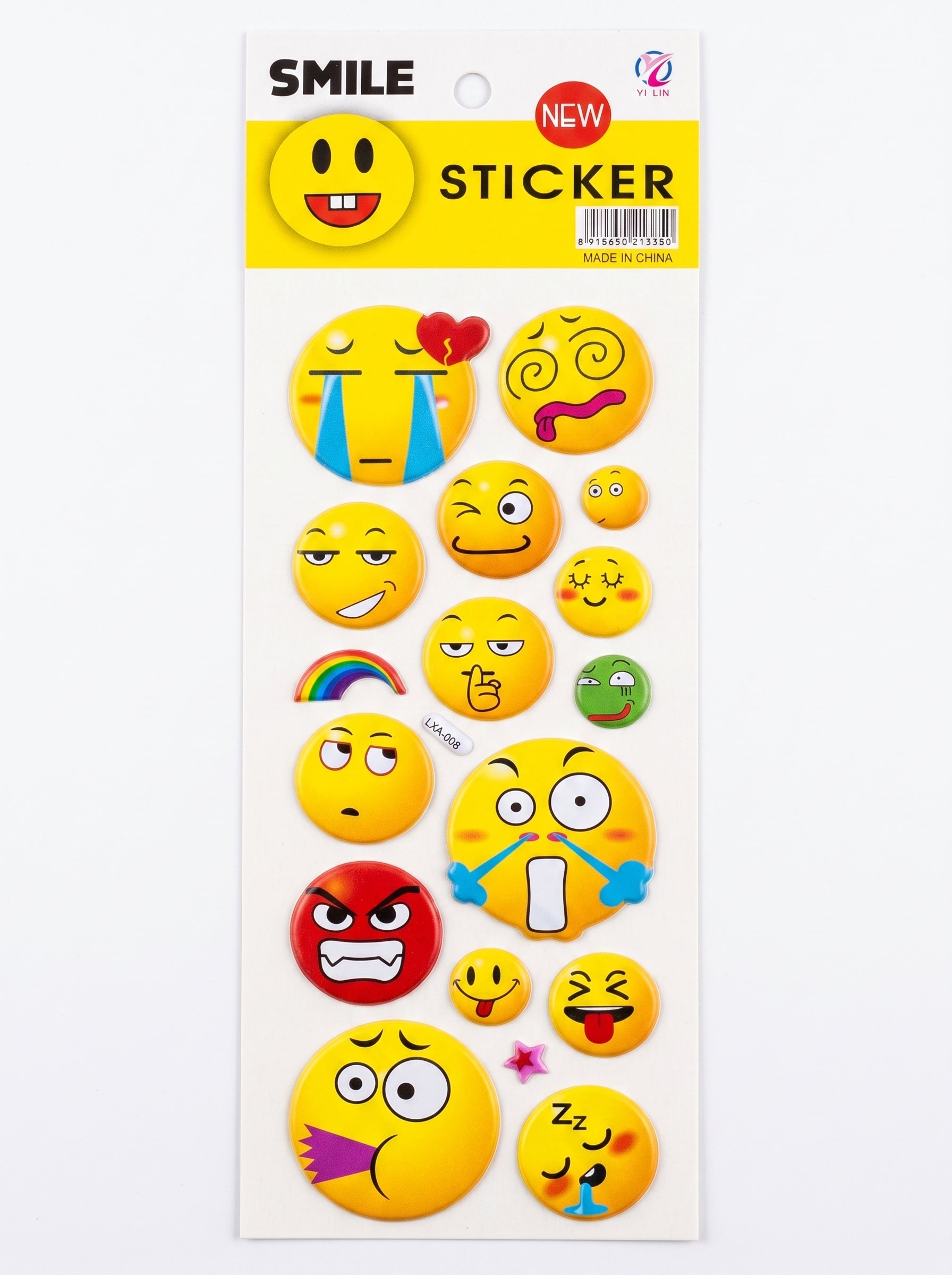 Stickers 3D décoratifs - Planche en relief modèles assortis