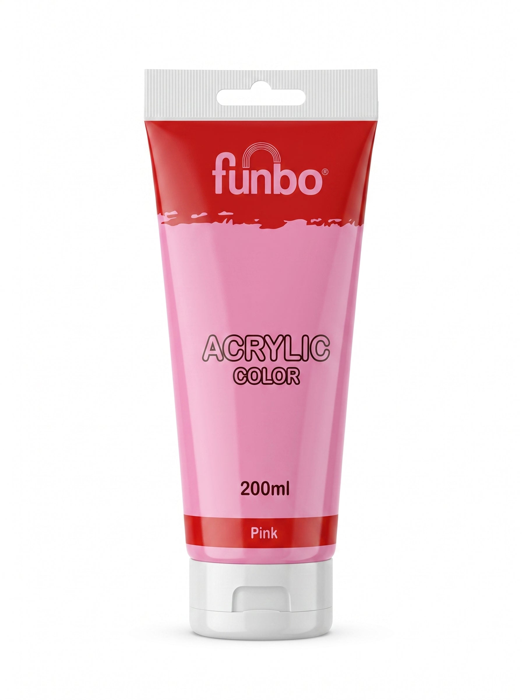 Peinture acrylique Funbo 200ml - Couleurs vives pour artistes Image secondaire du produit