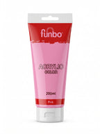 Peinture acrylique Funbo 200ml - Couleurs vives pour artistes