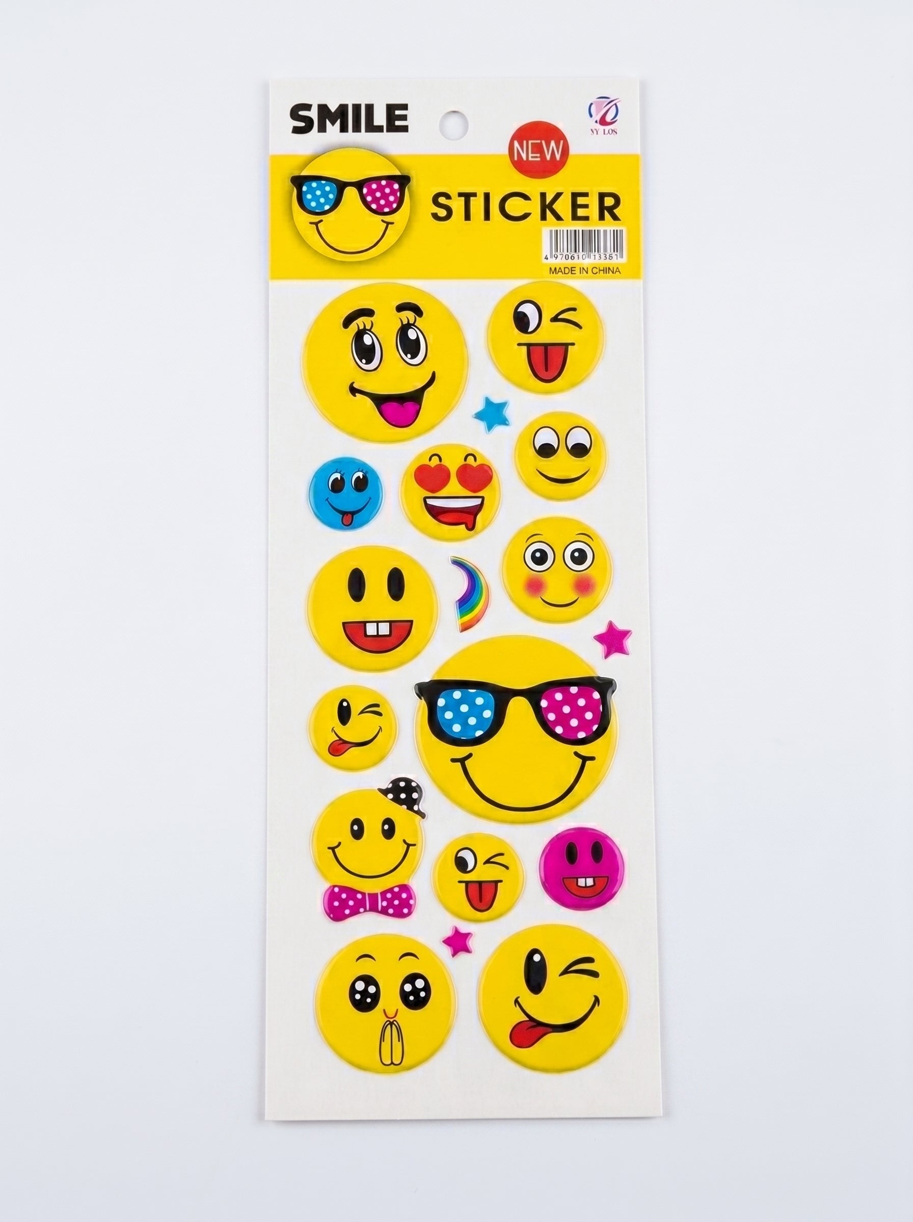 Stickers 3D décoratifs - Planche en relief modèles assortis