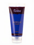 Peinture acrylique Funbo 200ml - Couleurs vives pour artistes