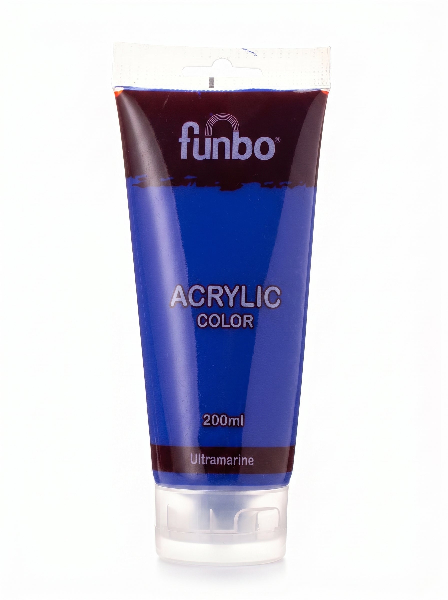 Peinture acrylique Funbo 200ml - Couleurs vives pour artistes