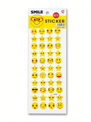 Stickers 3D décoratifs - Planche en relief modèles assortis