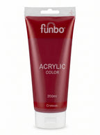 Peinture acrylique Funbo 200ml - Couleurs vives pour artistes