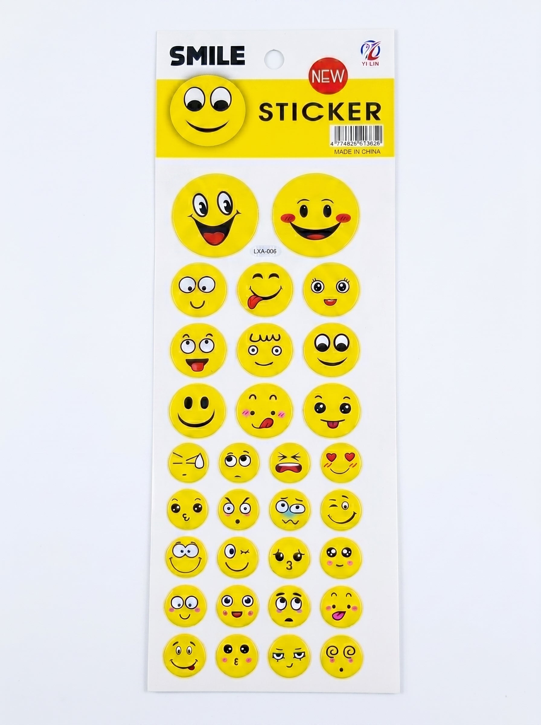 Stickers 3D décoratifs - Planche en relief modèles assortis