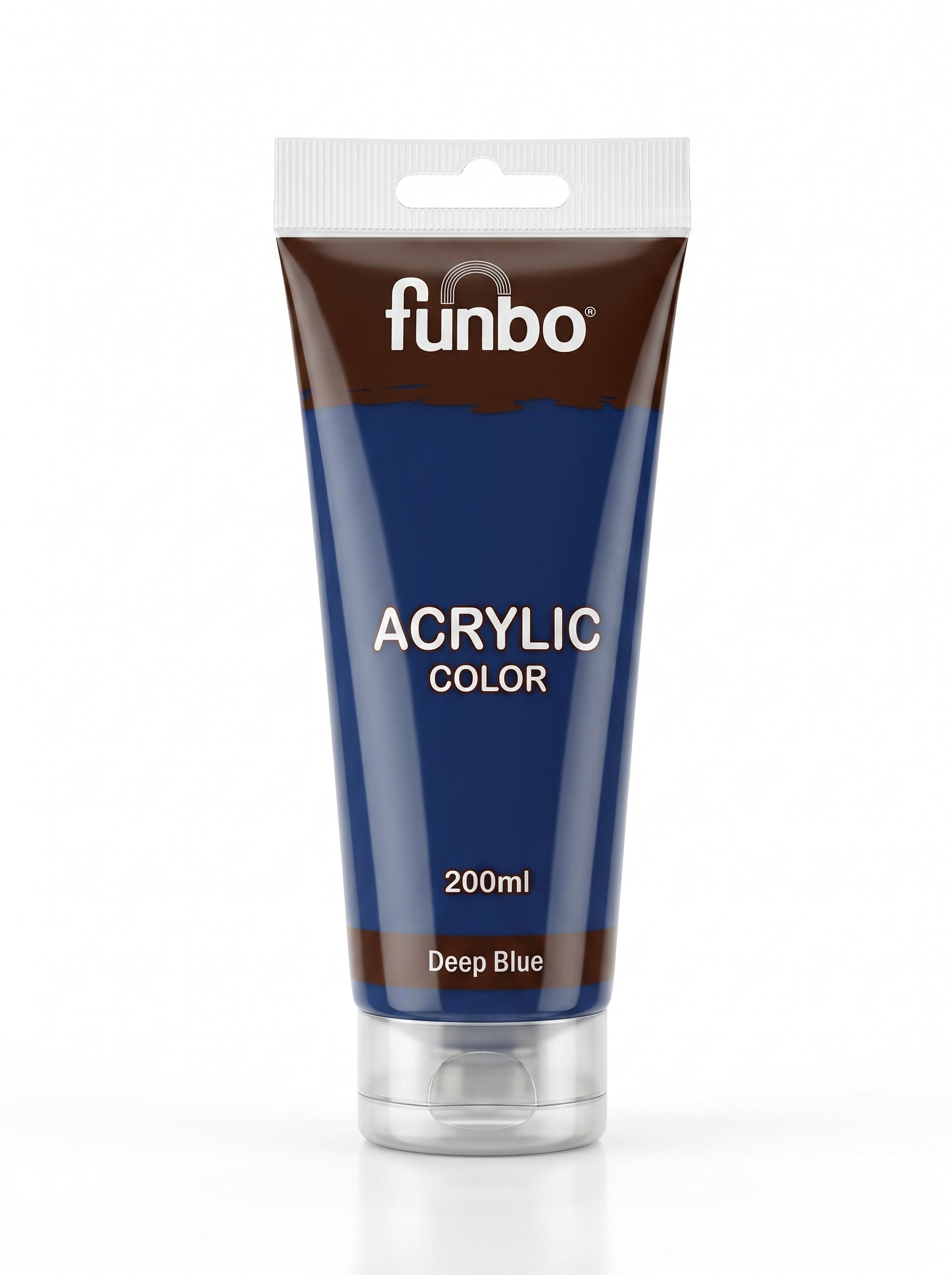 Peinture acrylique Funbo 200ml - Couleurs vives pour artistes
