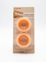 Scotch couleur 1.8 cm | Set de 2 Rubans Adhésifs Scolaires (20 Yards)