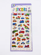 Stickers 3D décoratifs - Planche en relief modèles assortis