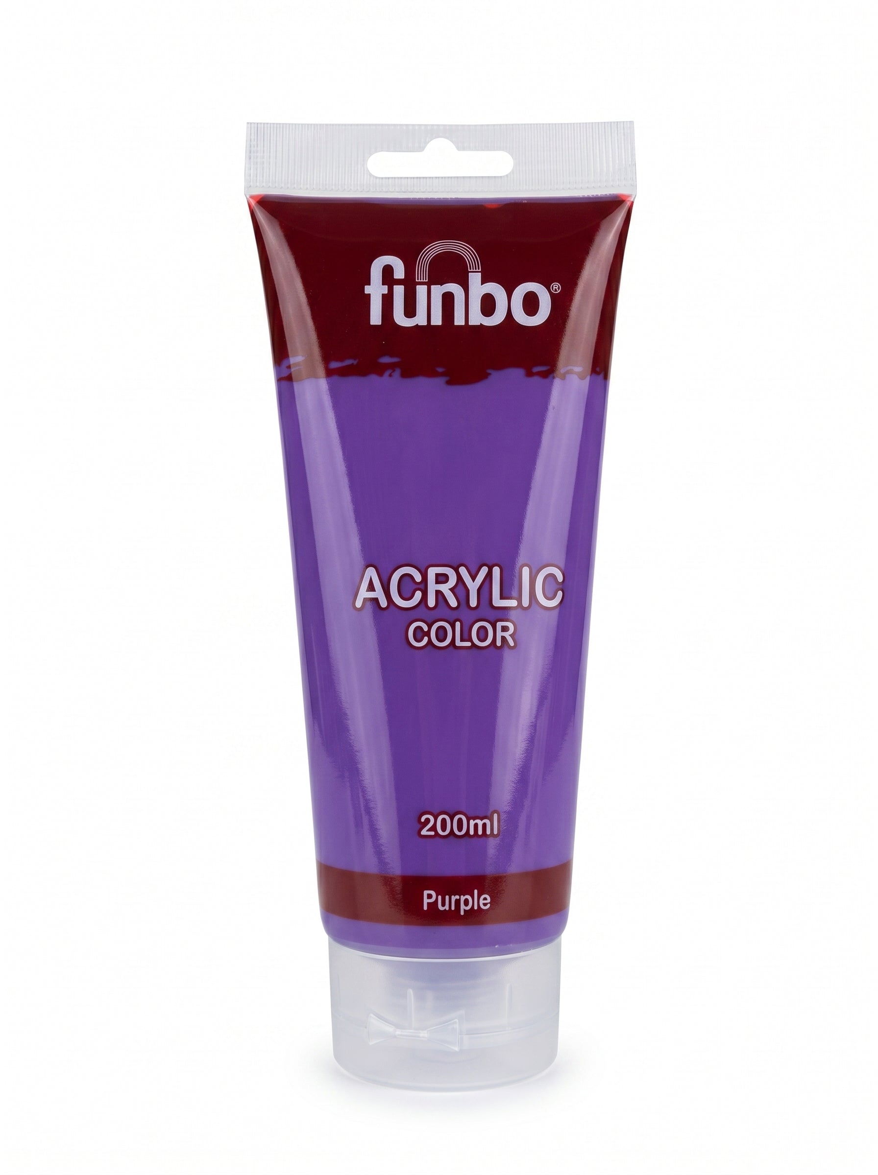 Peinture acrylique Funbo 200ml - Couleurs vives pour artistes