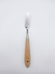 Couteau à palette métal et en bois TOPKALL – Outil de peinture artistique
