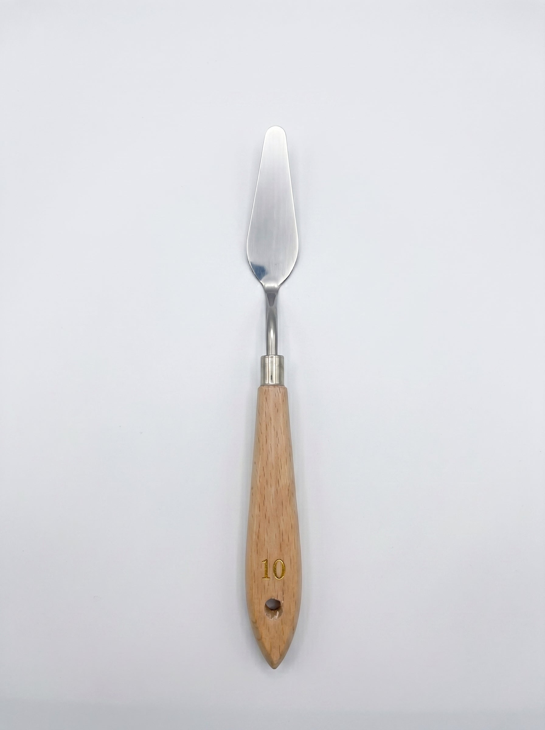 Couteau à palette métal et en bois TOPKALL – Outil de peinture artistique