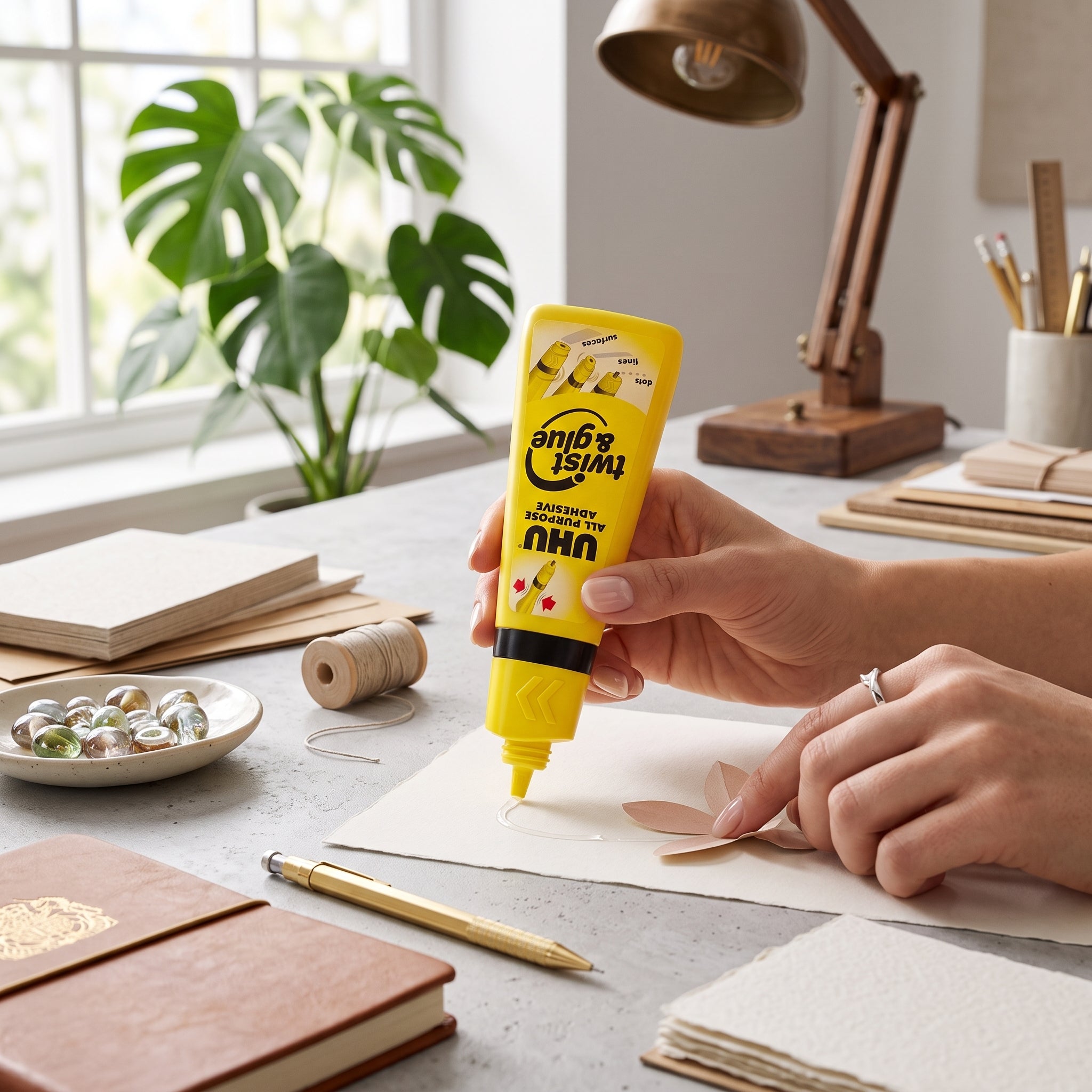 Colle UHU Twist & Glue - Colle Liquide Multi-Usages