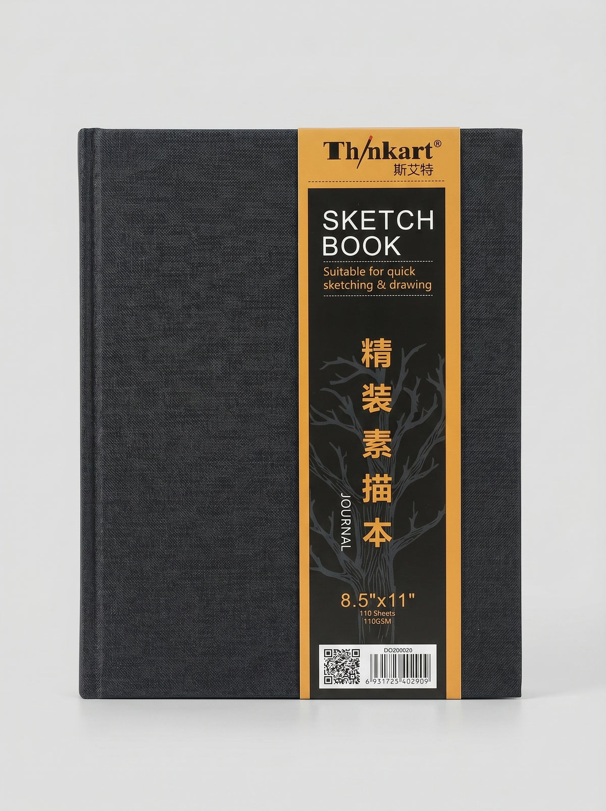 Carnet dessin A4 Thinkart : Papier croquis 110g (220 pages)