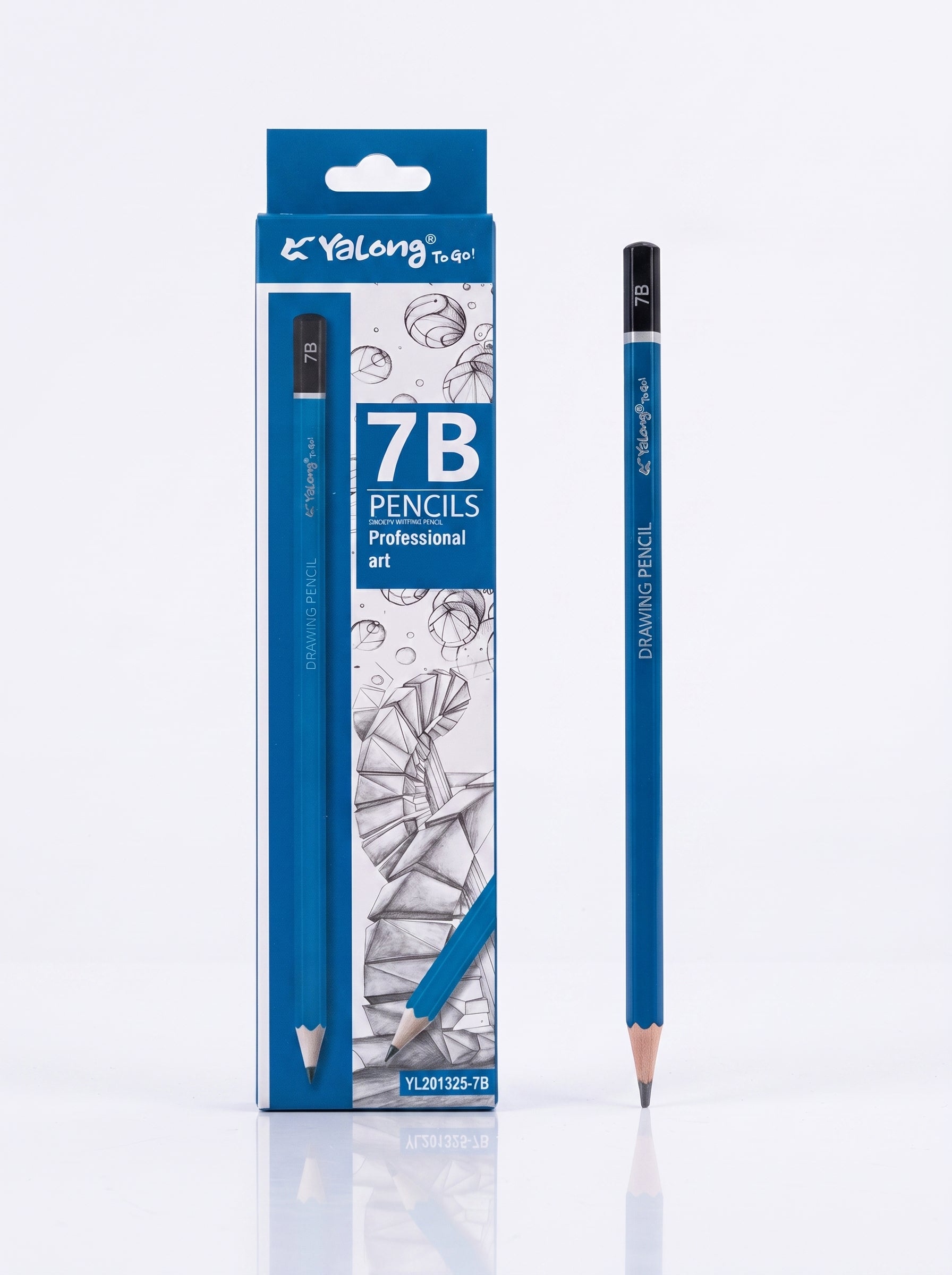 crayon noir dessin Yalong - Assortiment HB.B.B2. 3B.6B. B7.9B. 10B