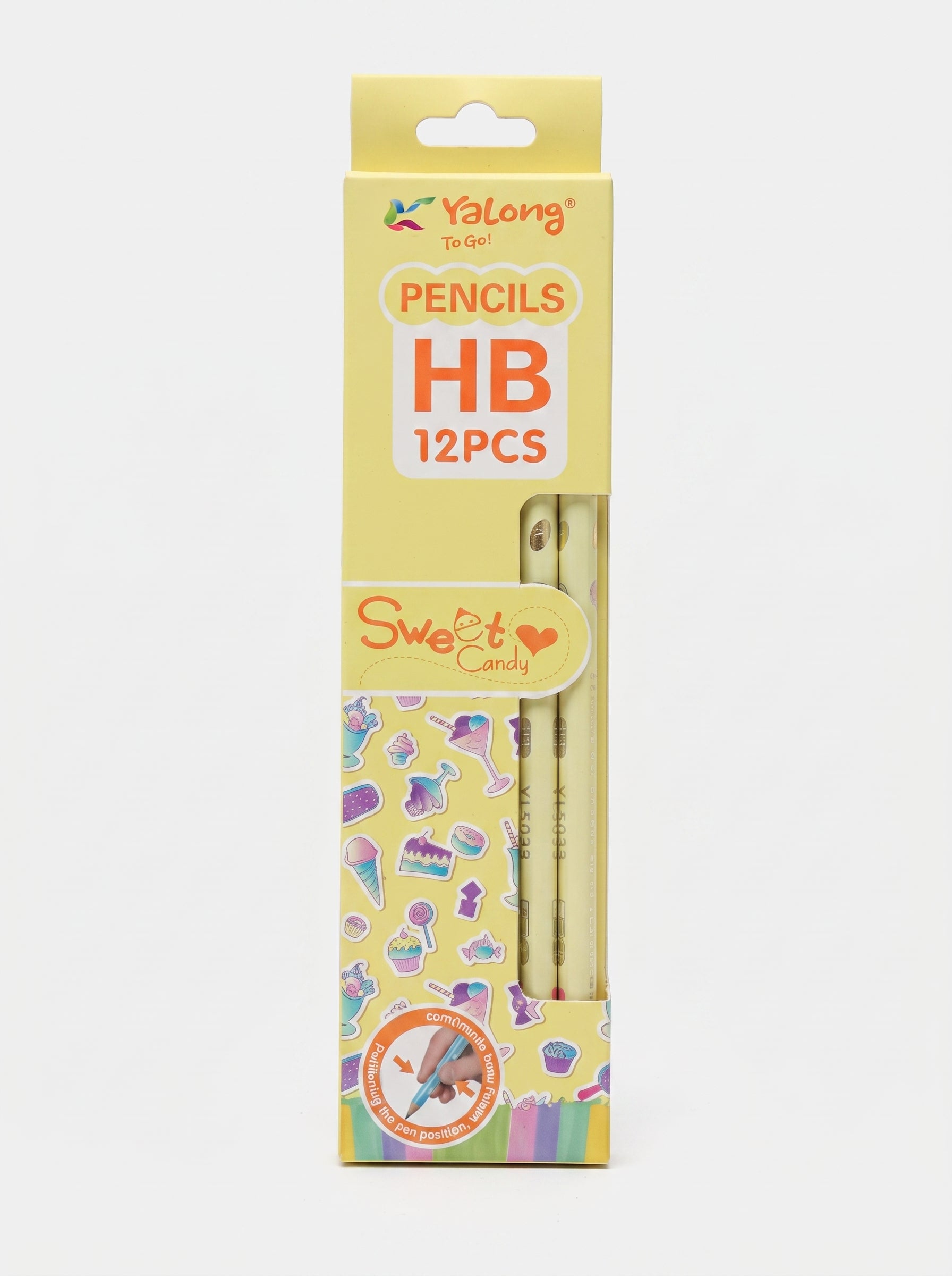 Boîte 12 Crayons HB Noirs – Yalong To Go – Design Élégant et Moderne