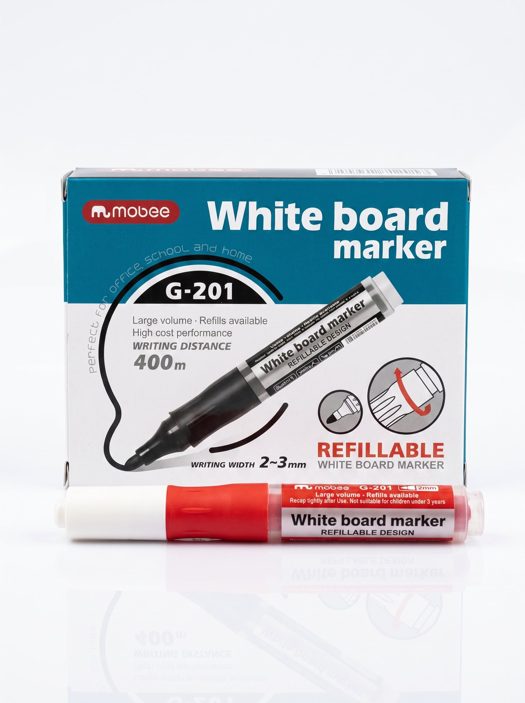 Marqueur tableau blanc rechargeable Gxin