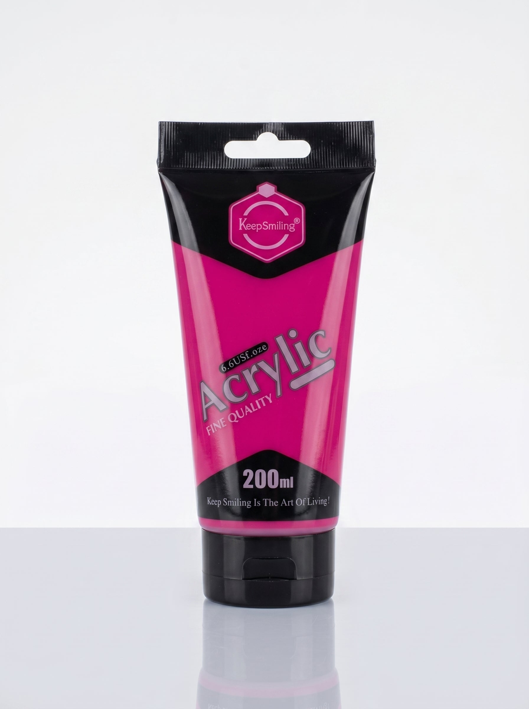 Peinture acrylique Keep Smiling 200ml - Tube haute quantité