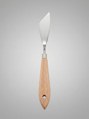 Couteau à palette métal et en bois professionnel pour peinture à l'huile