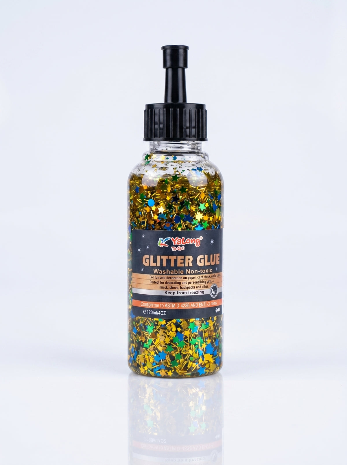 Colle pailletée liquide Yalong To Go 120ml - Scintillante