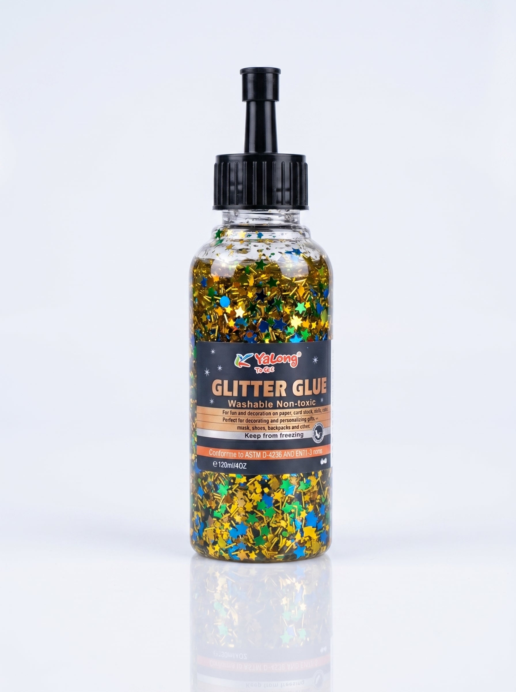 Colle pailletée liquide Yalong To Go 120ml - Scintillante