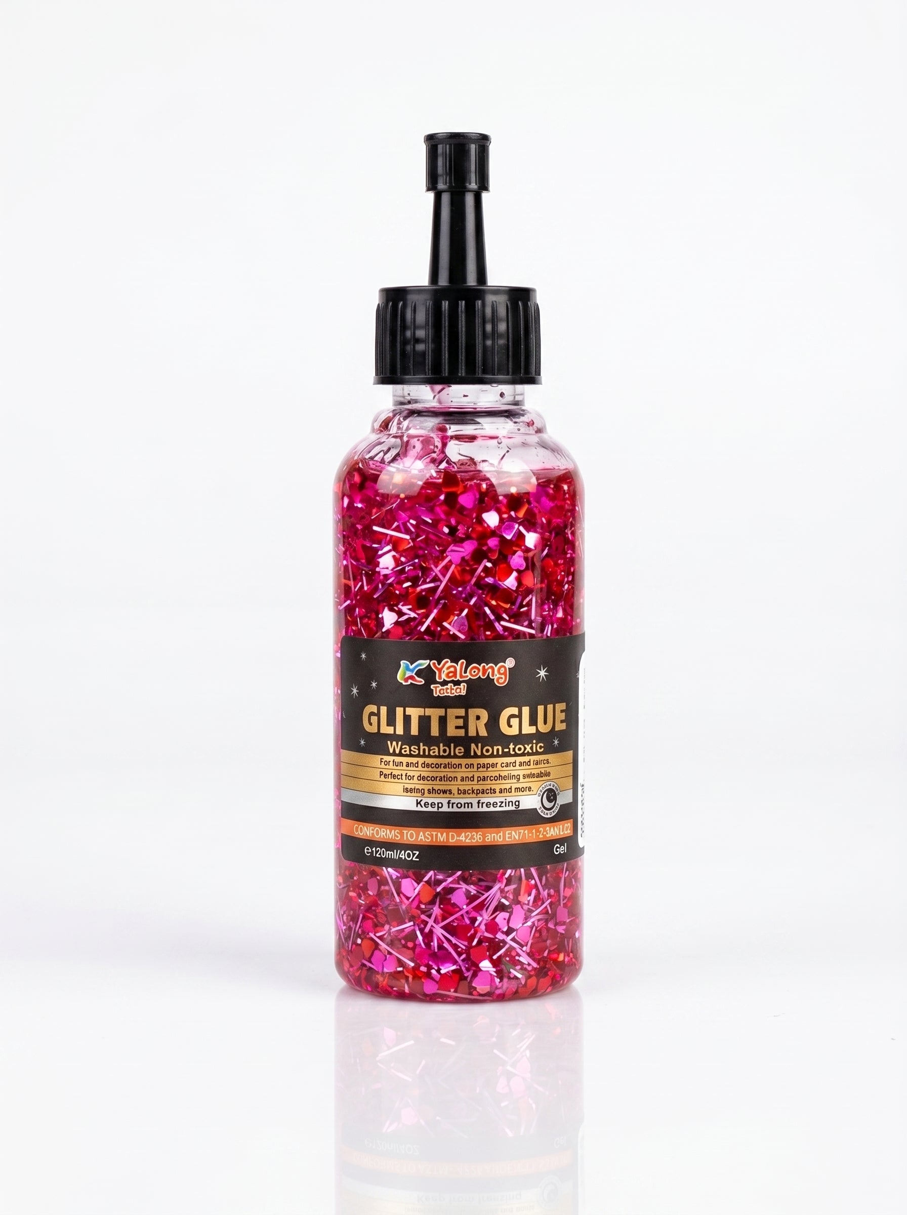 Colle pailletée liquide Yalong To Go 120ml - Scintillante Image principale du produit