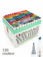 Feutres Promarker – Set Complet Double Pointe pour Artistes et Designers